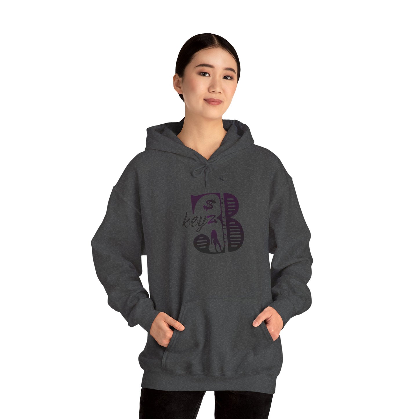 3Keyz Original Drip Unisex hoodie in Purple/Black