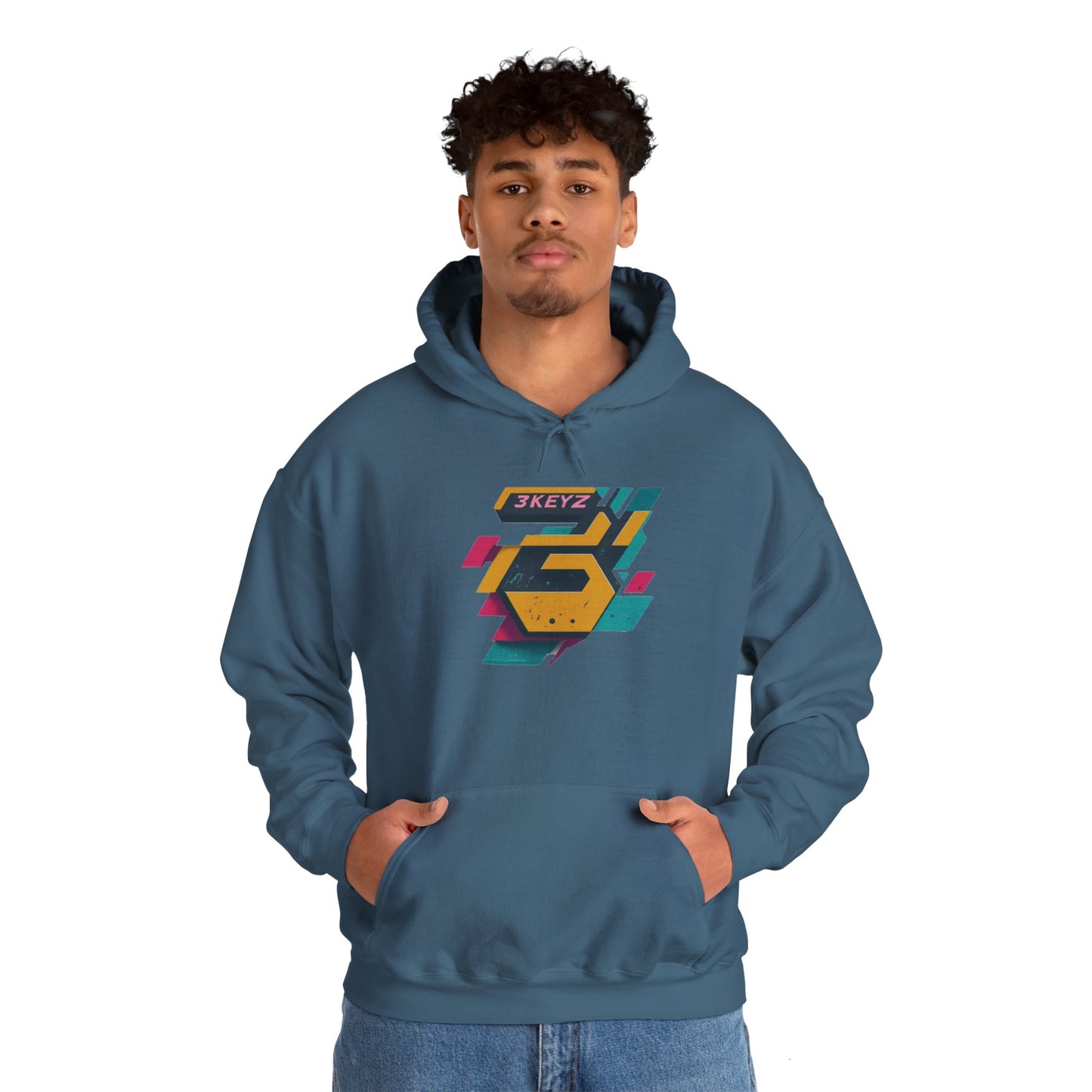 3keyz Big 3 Paint Splatter2 Hoodie