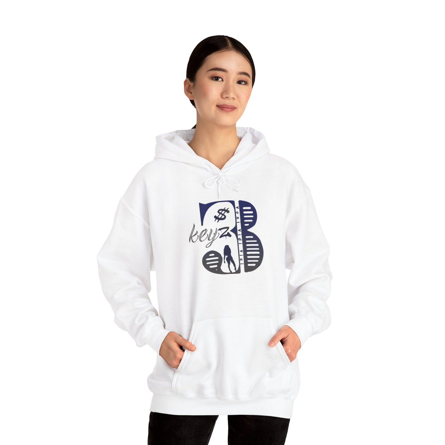 3keyz Original Drip Unisex Hoodie Blue/Grey