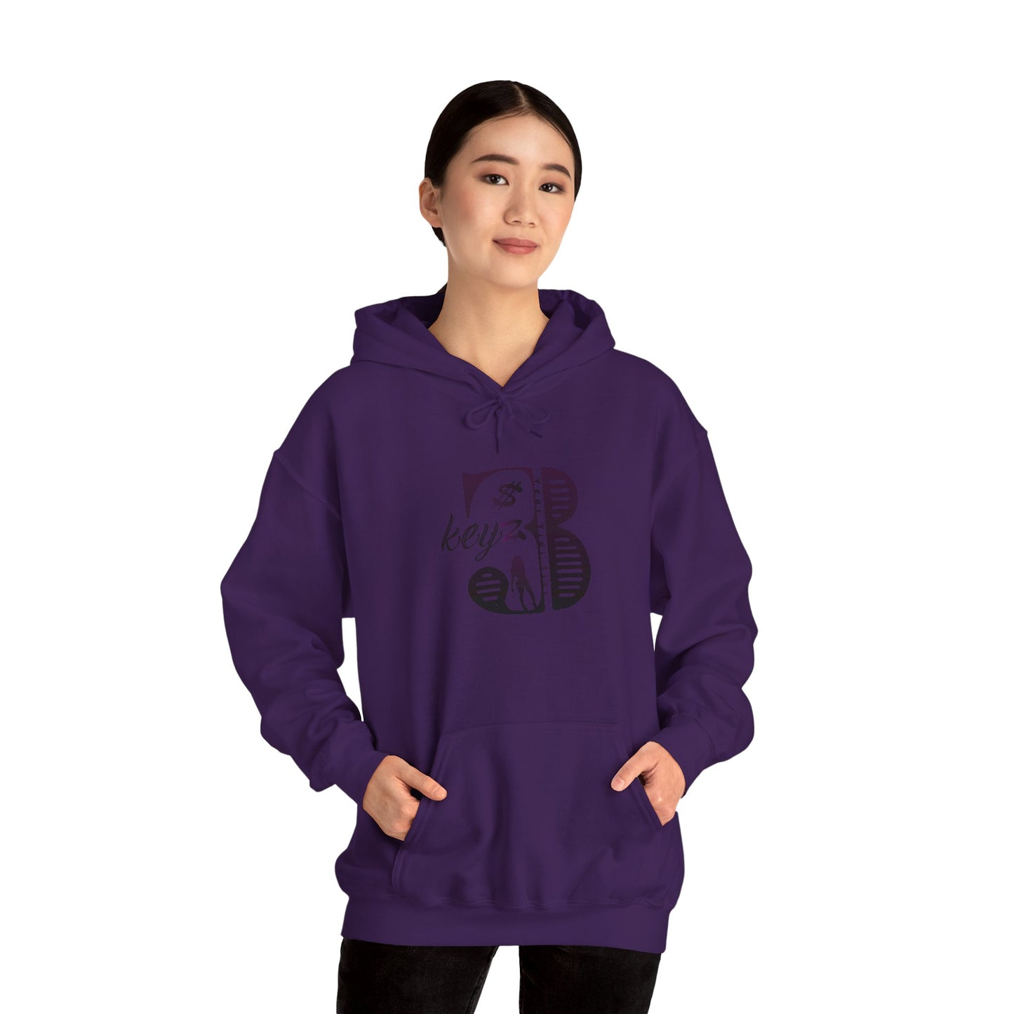 3Keyz Original Drip Unisex hoodie in Purple/Black