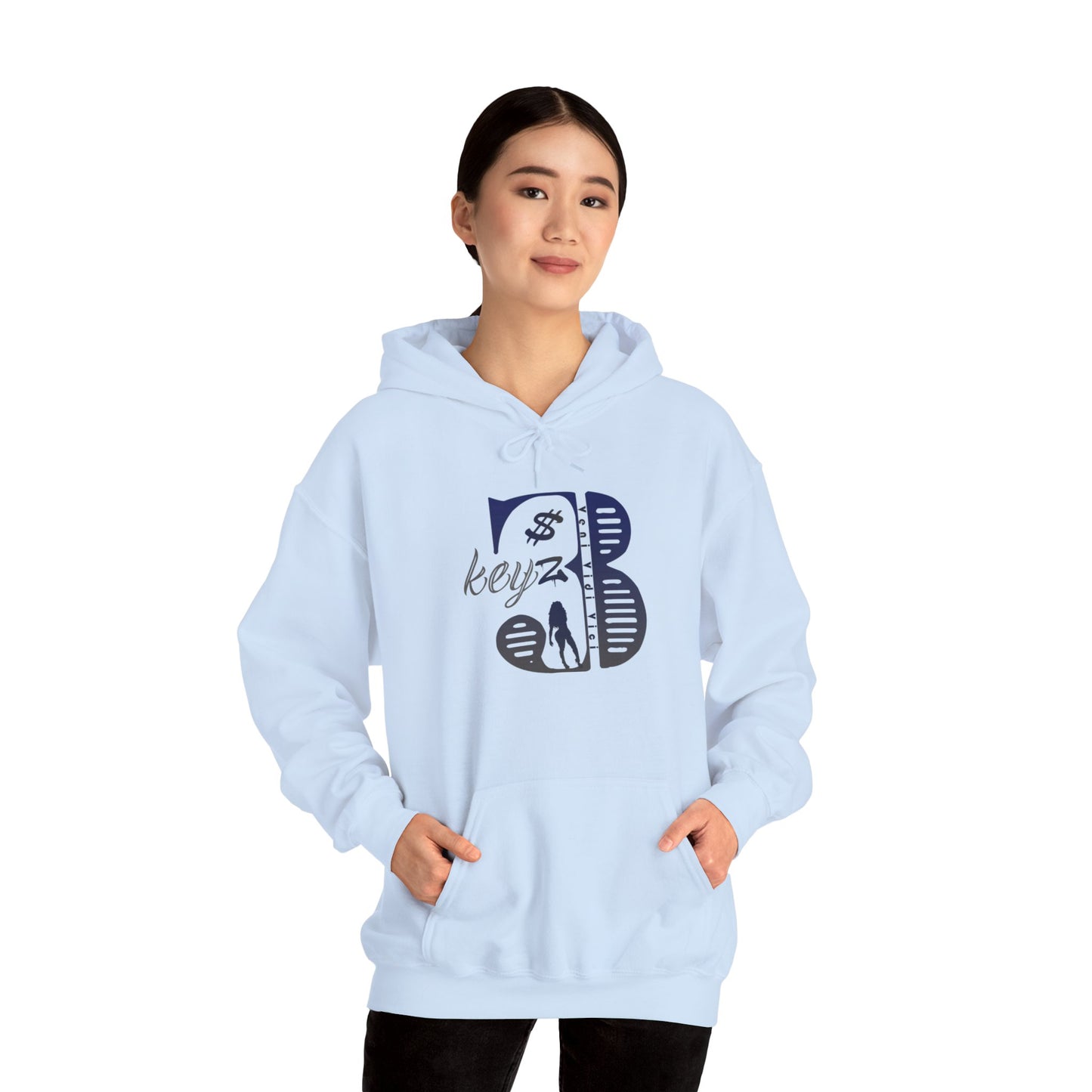3keyz Original Drip Unisex Hoodie Blue/Grey