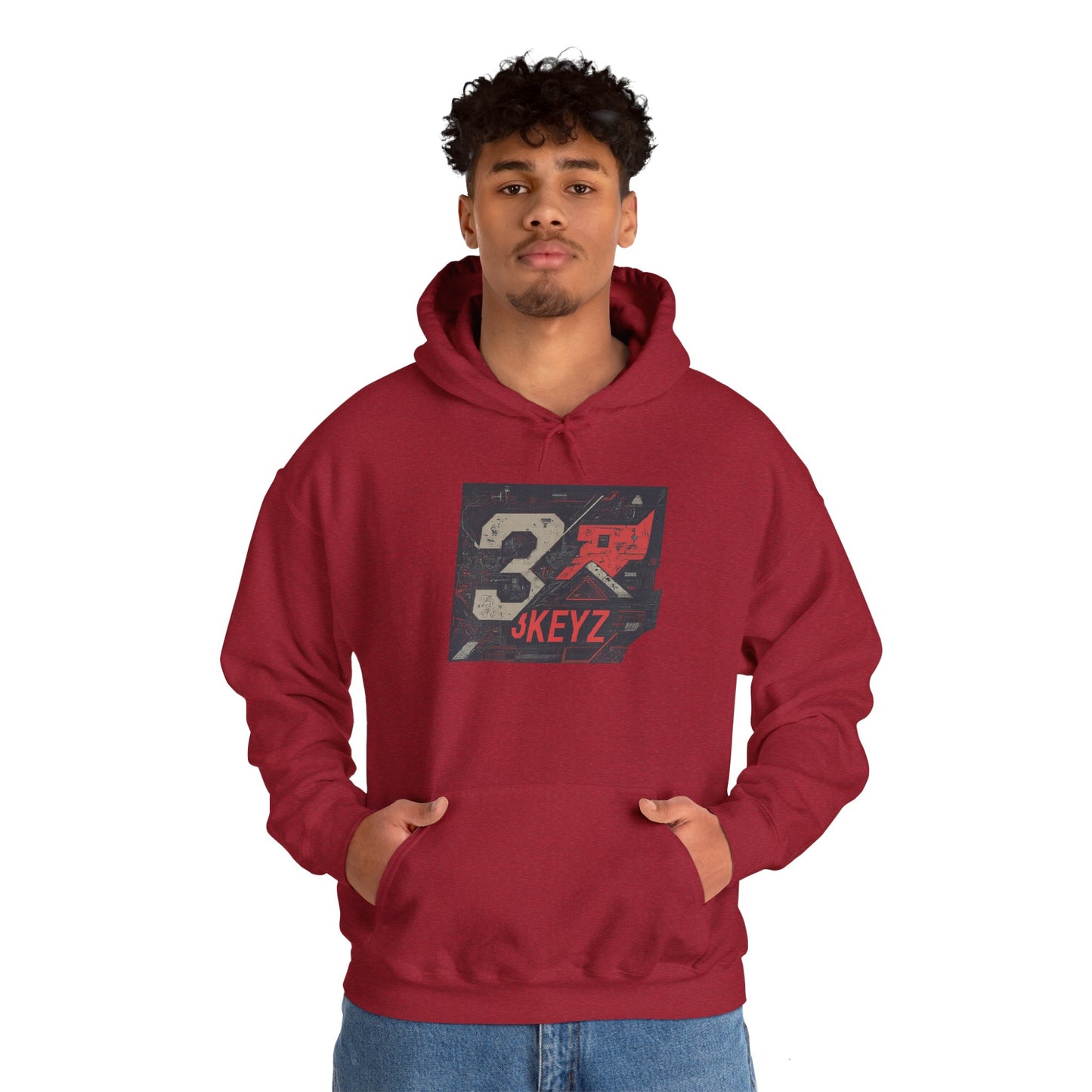 3keyz Big 3 Abstract Hoodie