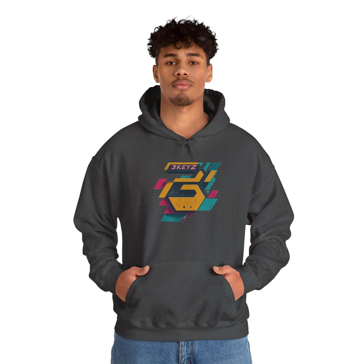 3keyz Big 3 Paint Splatter2 Hoodie