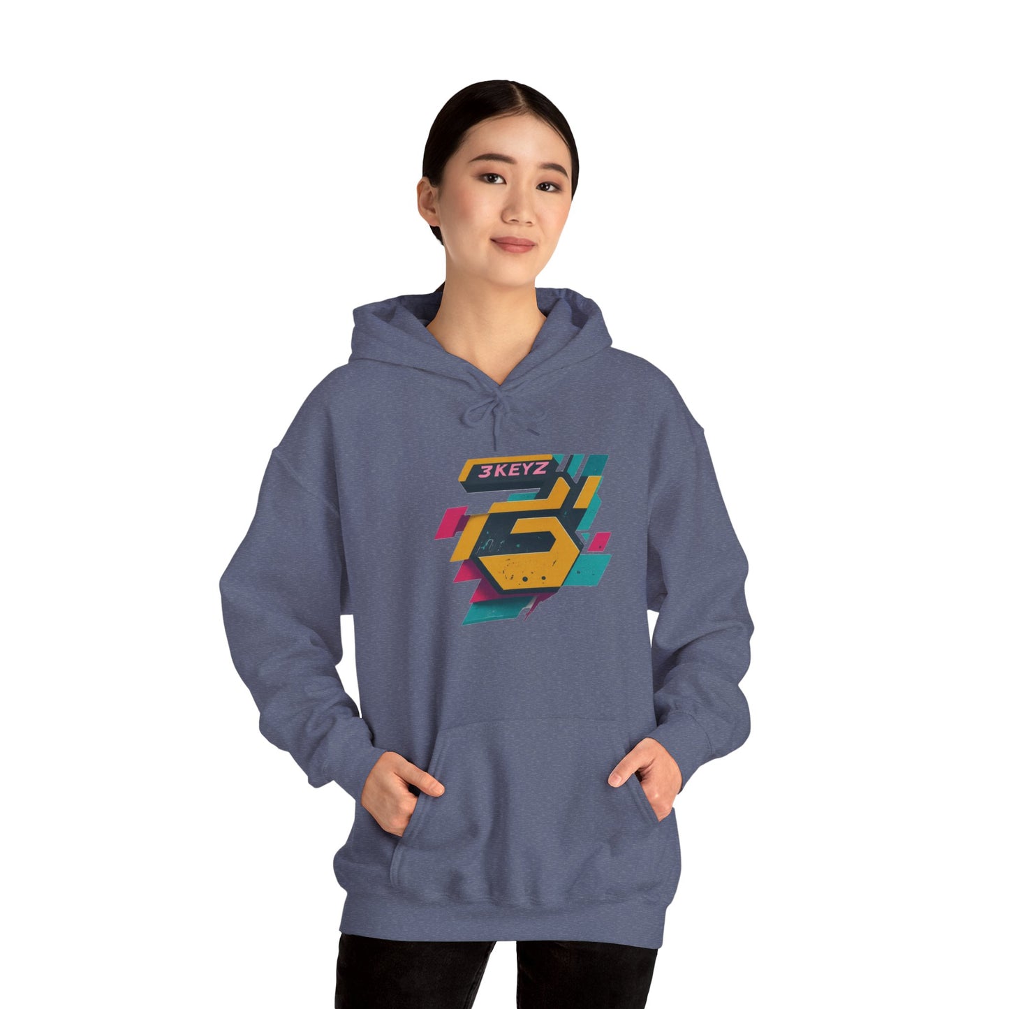 3keyz Big 3 Paint Splatter2 Hoodie