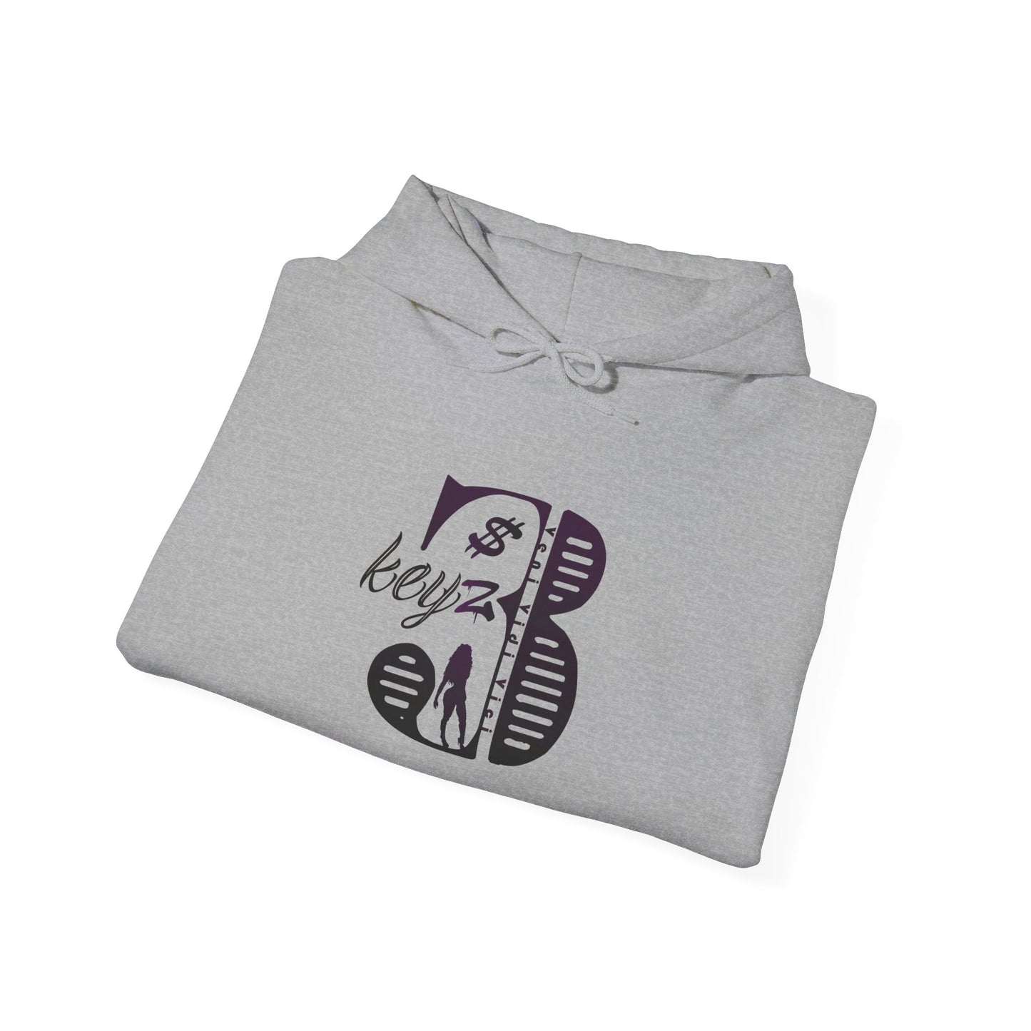 3Keyz Original Drip Unisex hoodie in Purple/Black