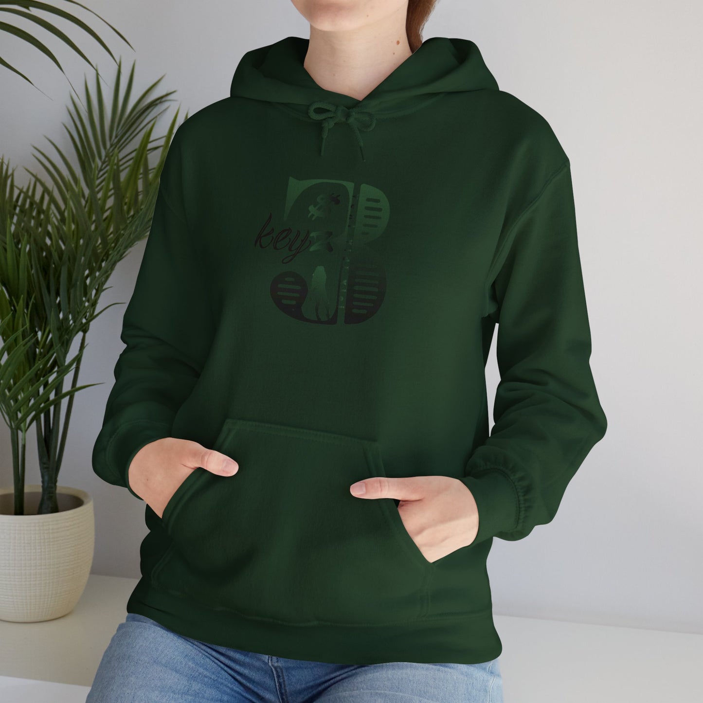 3Keyz Original Drip Unisex hoodie Green/Black