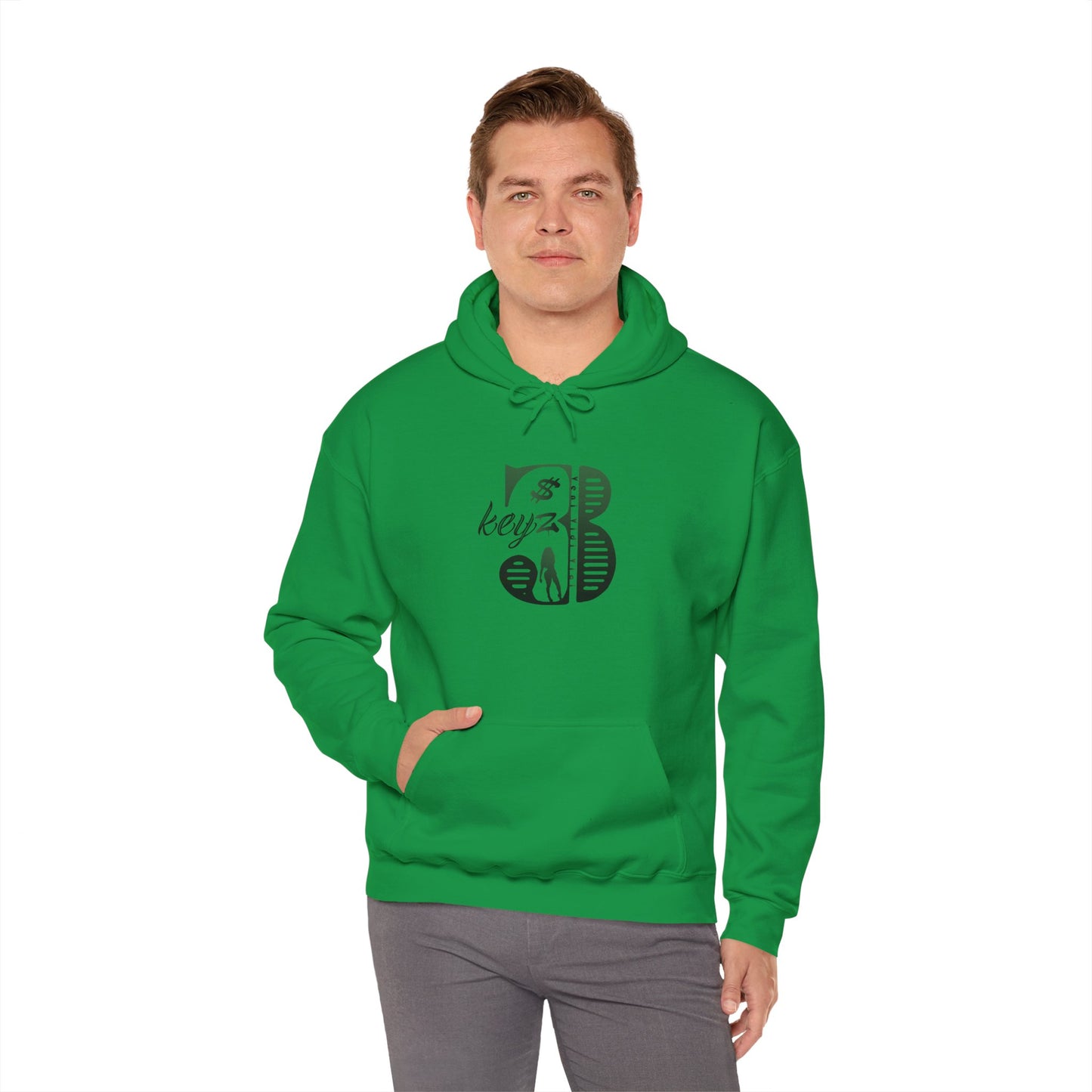 3Keyz Original Drip Unisex hoodie Green/Black