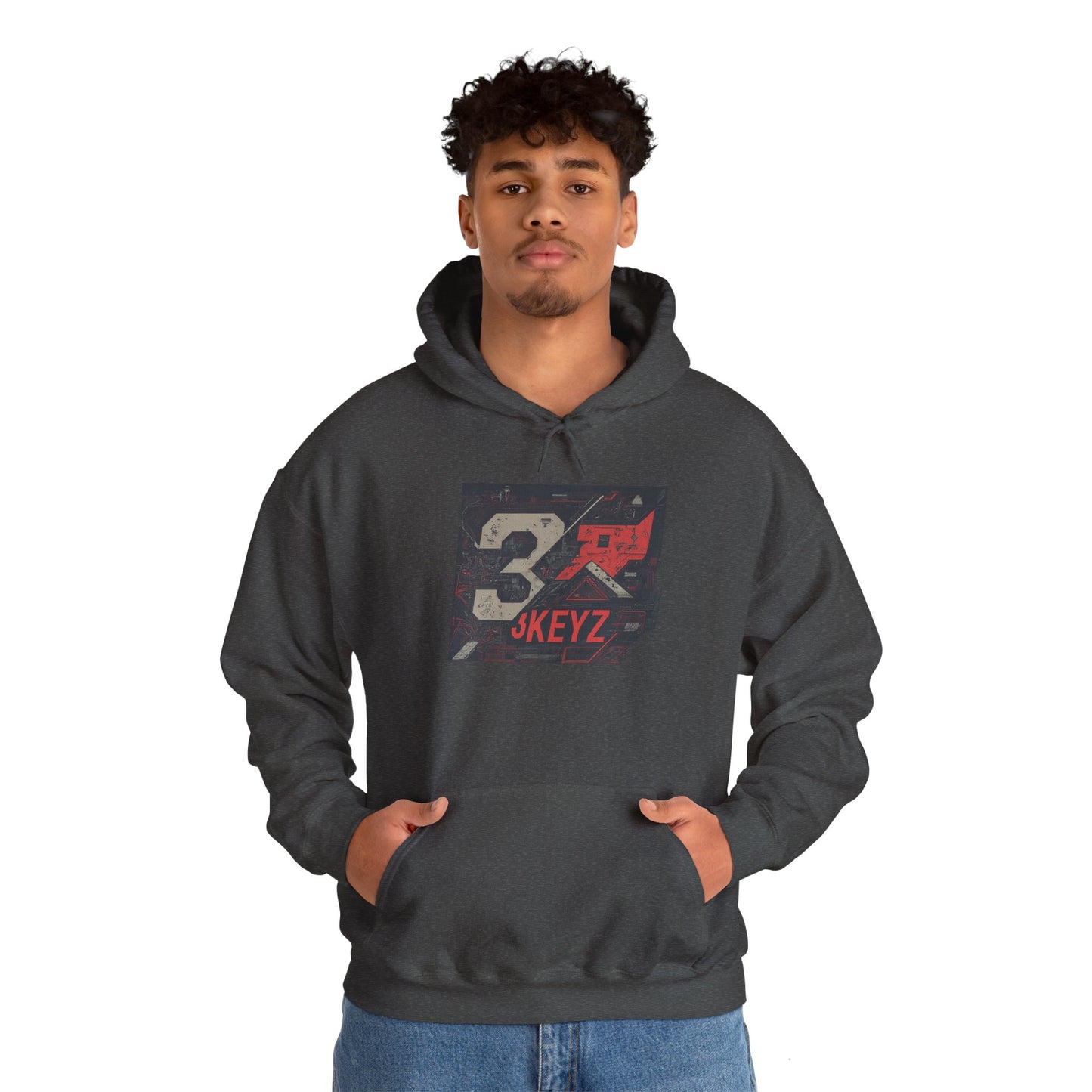 3keyz Big 3 Abstract Hoodie