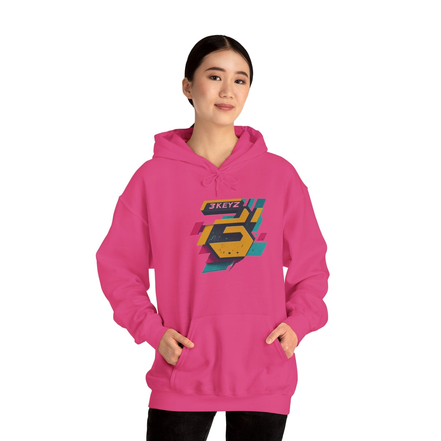 3keyz Big 3 Paint Splatter2 Hoodie