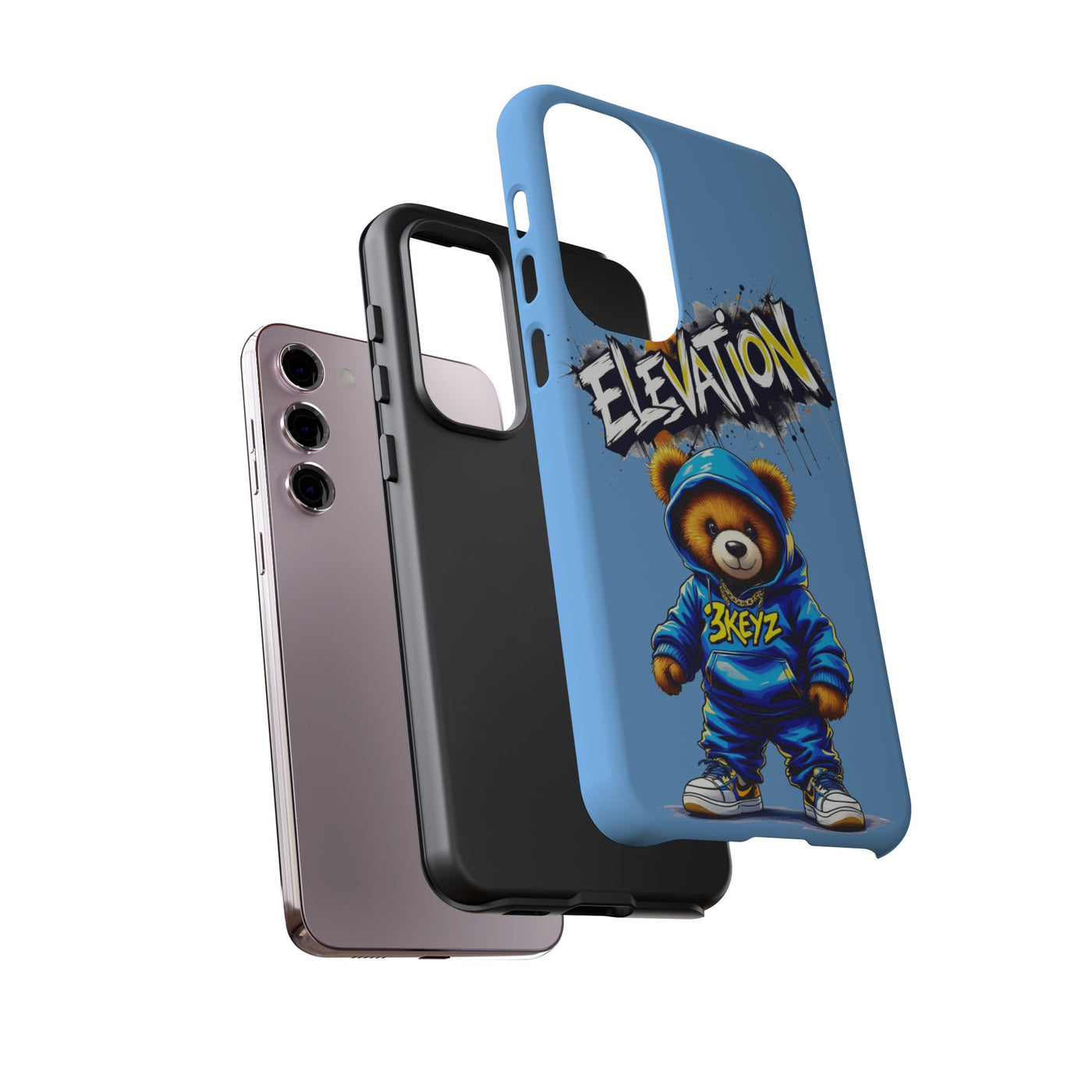 Elevated street drip Bear Phone Case - Tough and Trendy Design