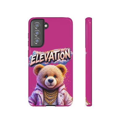 Elevated street drip Bear Pink Phone Case - Tough and Trendy Design