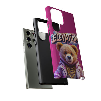 Elevated street drip Bear Pink Phone Case - Tough and Trendy Design