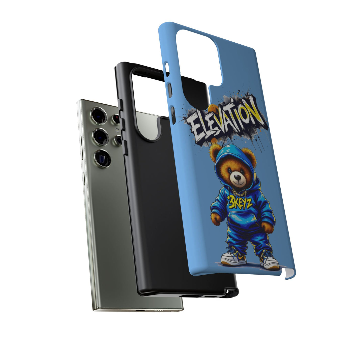 Elevated street drip Bear Phone Case - Tough and Trendy Design