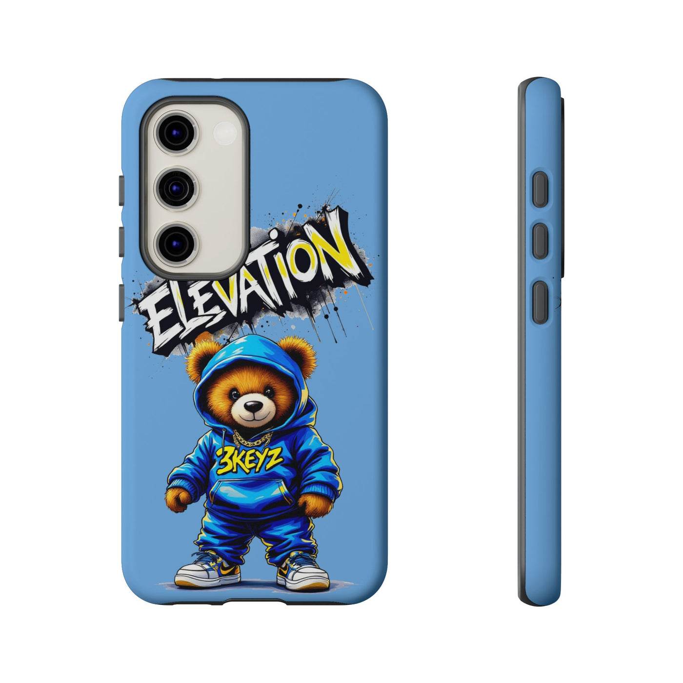 Elevated street drip Bear Phone Case - Tough and Trendy Design