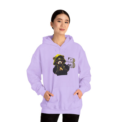 Unisex Hooded Sweatshirt 3keyz OG Teddy Drip Design Yellow