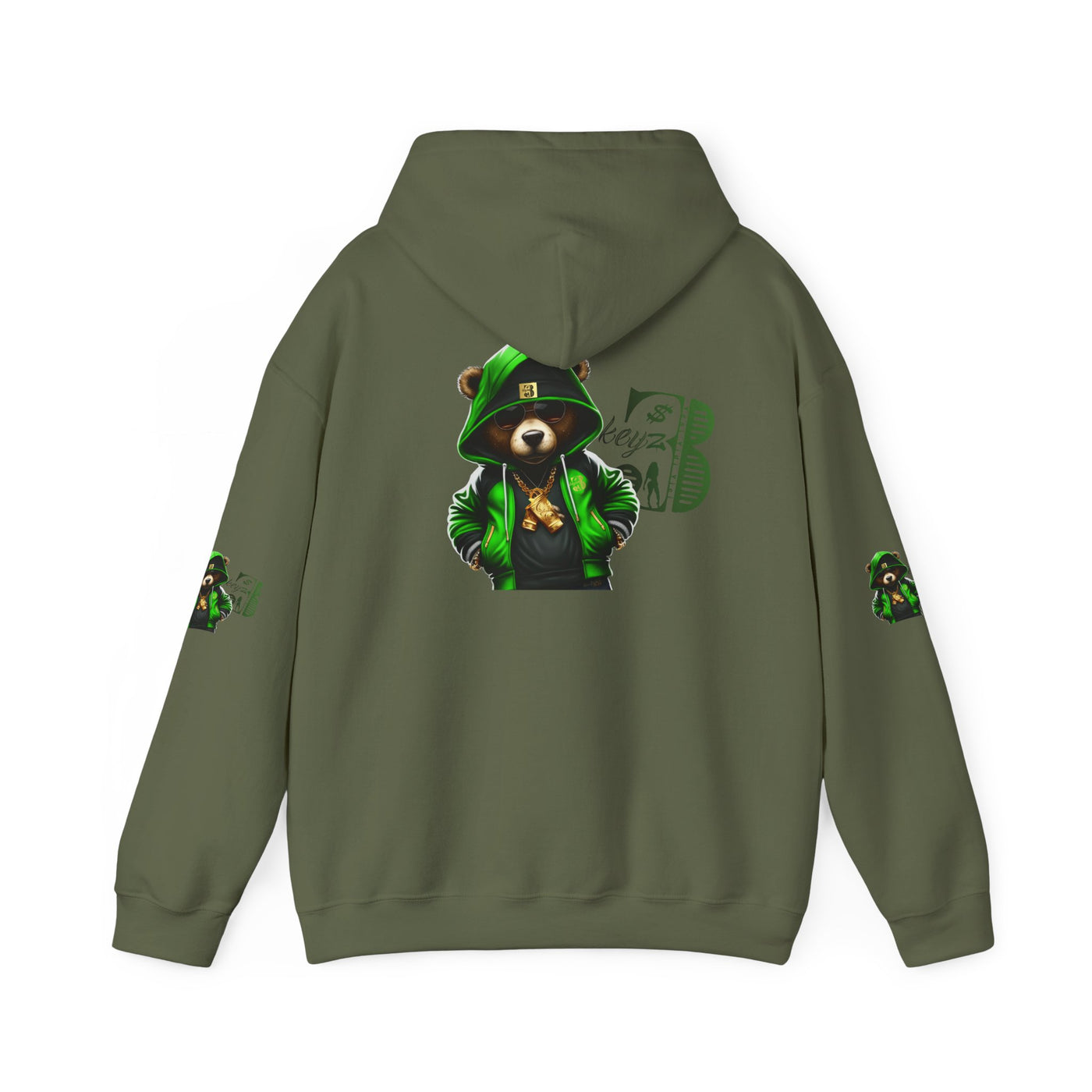 Lime Green OG Teddy Drip Hoodie