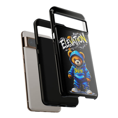 Elevated street drip Bear Black Phone Case - Tough and Trendy Design