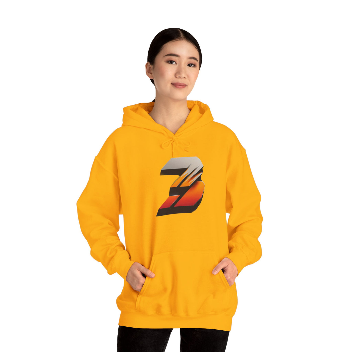 3keyz Big 3 Orange Crush Unisex Hoodie