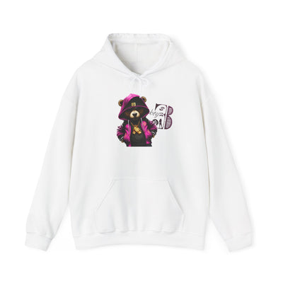 Unisex Hooded Sweatshirt 3keyz OG Teddy Drip Design Pinky