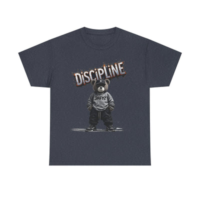 T-Shirt - Discipline Teddy Drip Design - Unisex Heavy Cotton Tee