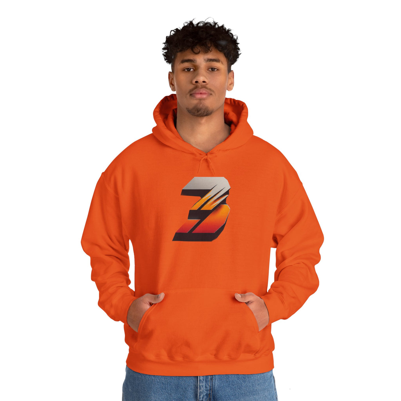 3keyz Big 3 Orange Crush Unisex Hoodie