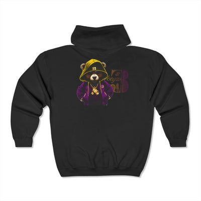 Hoodie - Progress Purple/Gold OG Teddy Drip Unisex Sweatshirt