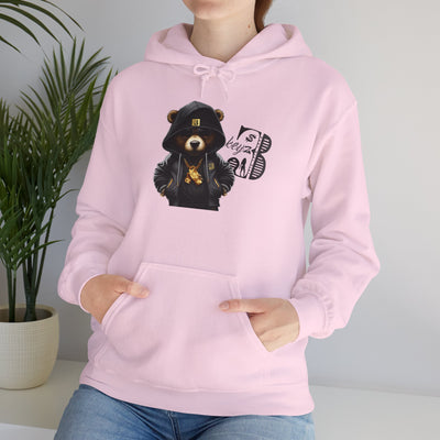 Unisex Hooded Sweatshirt 3keyz OG Teddy Drip Design Grey