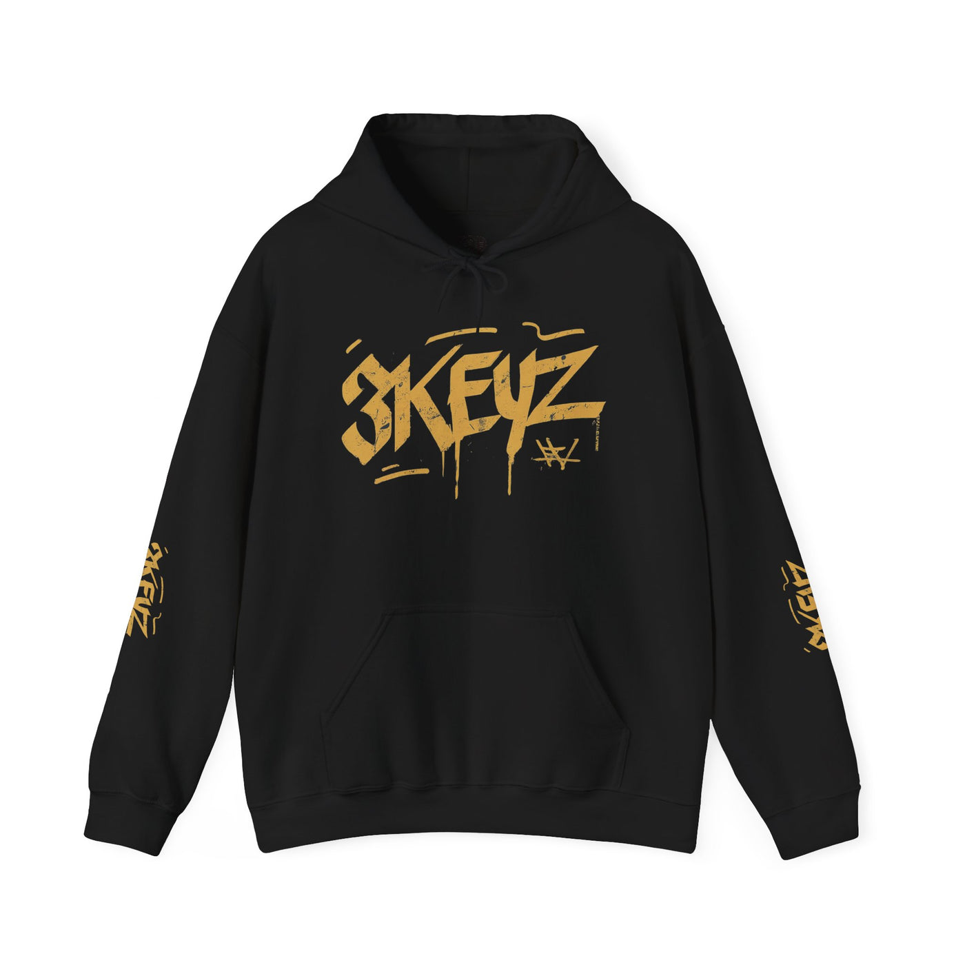 Hooded Sweatshirt 3keyz OG Teddy Drip Golden Design