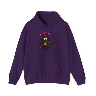 Unisex Hooded Sweatshirt 3keyz OG Teddy Drip Design Purple