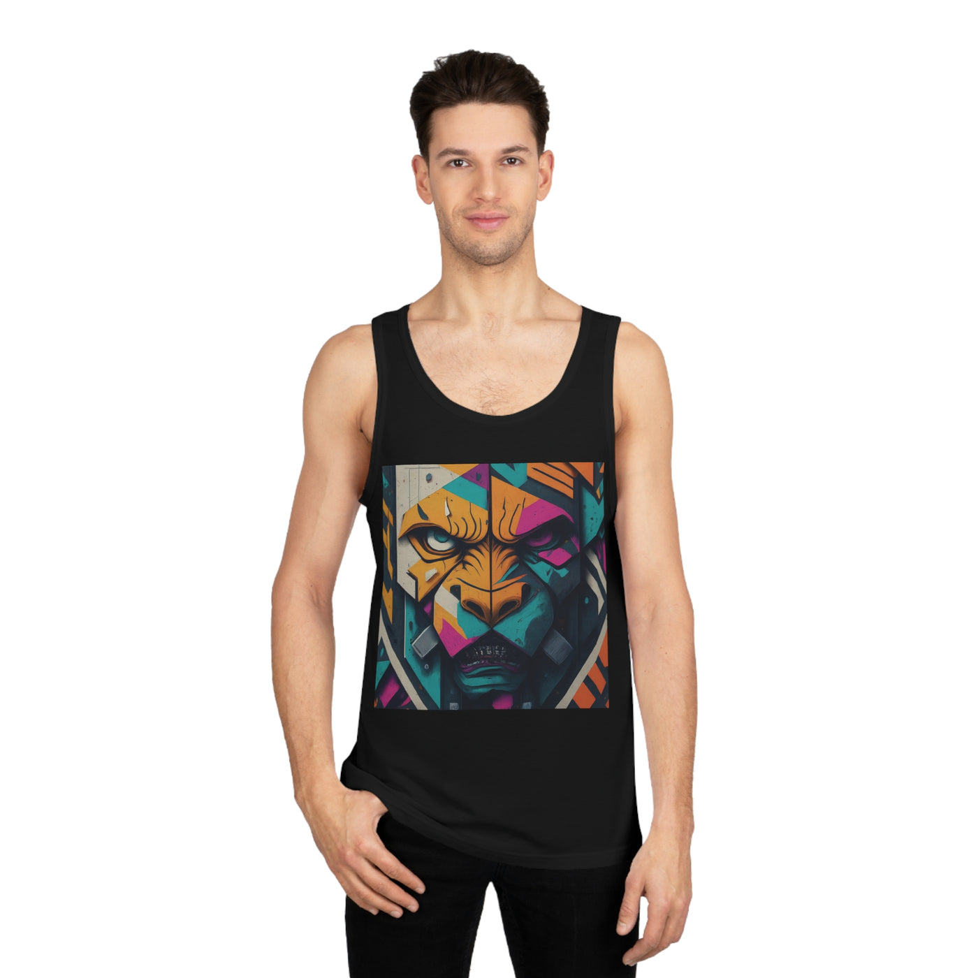 The 3keyz Athletic Lion Heart Tank top