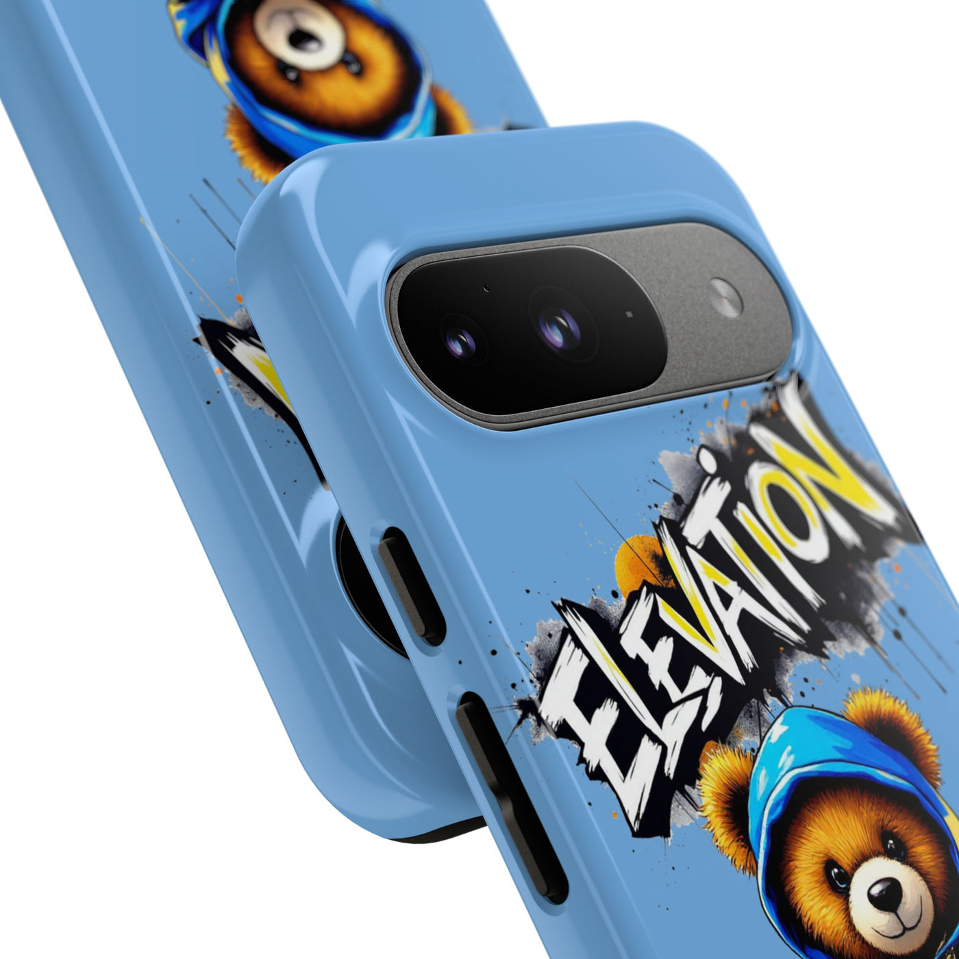 Elevated street drip Bear Phone Case - Tough and Trendy Design