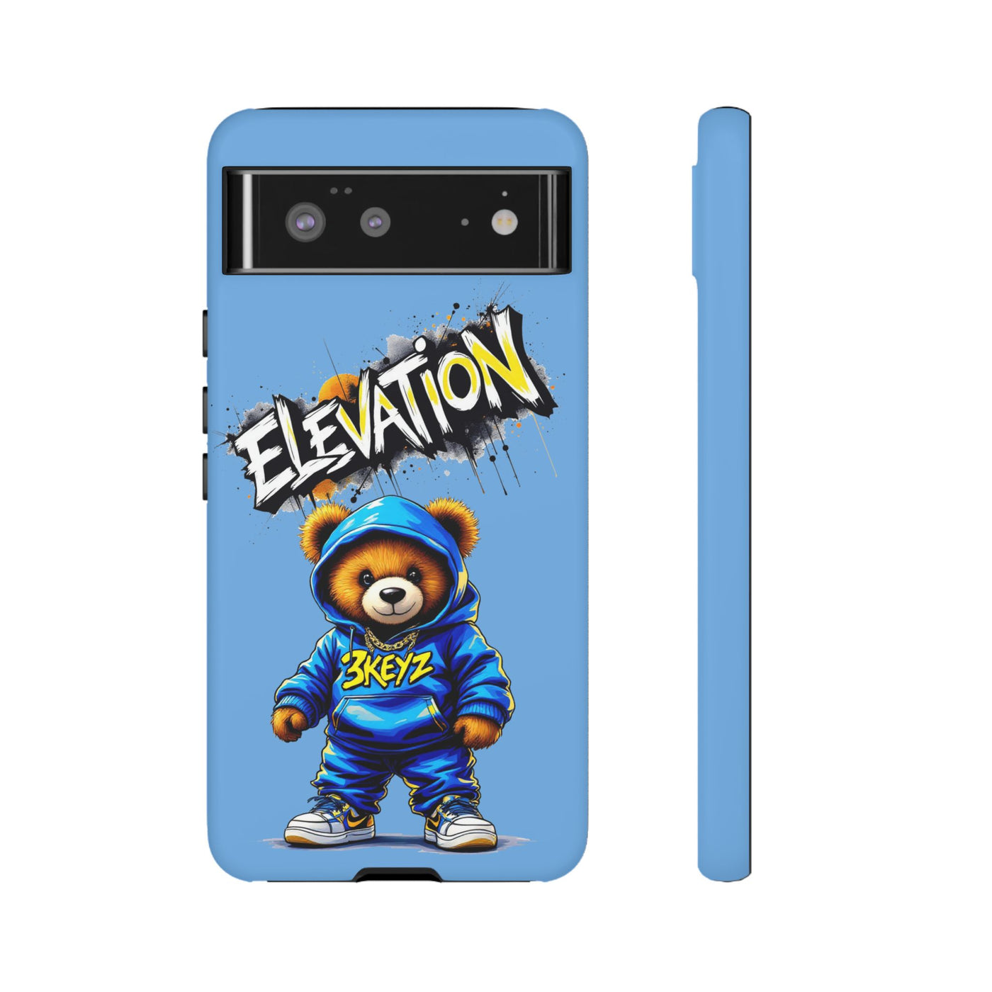 Elevated street drip Bear Phone Case - Tough and Trendy Design