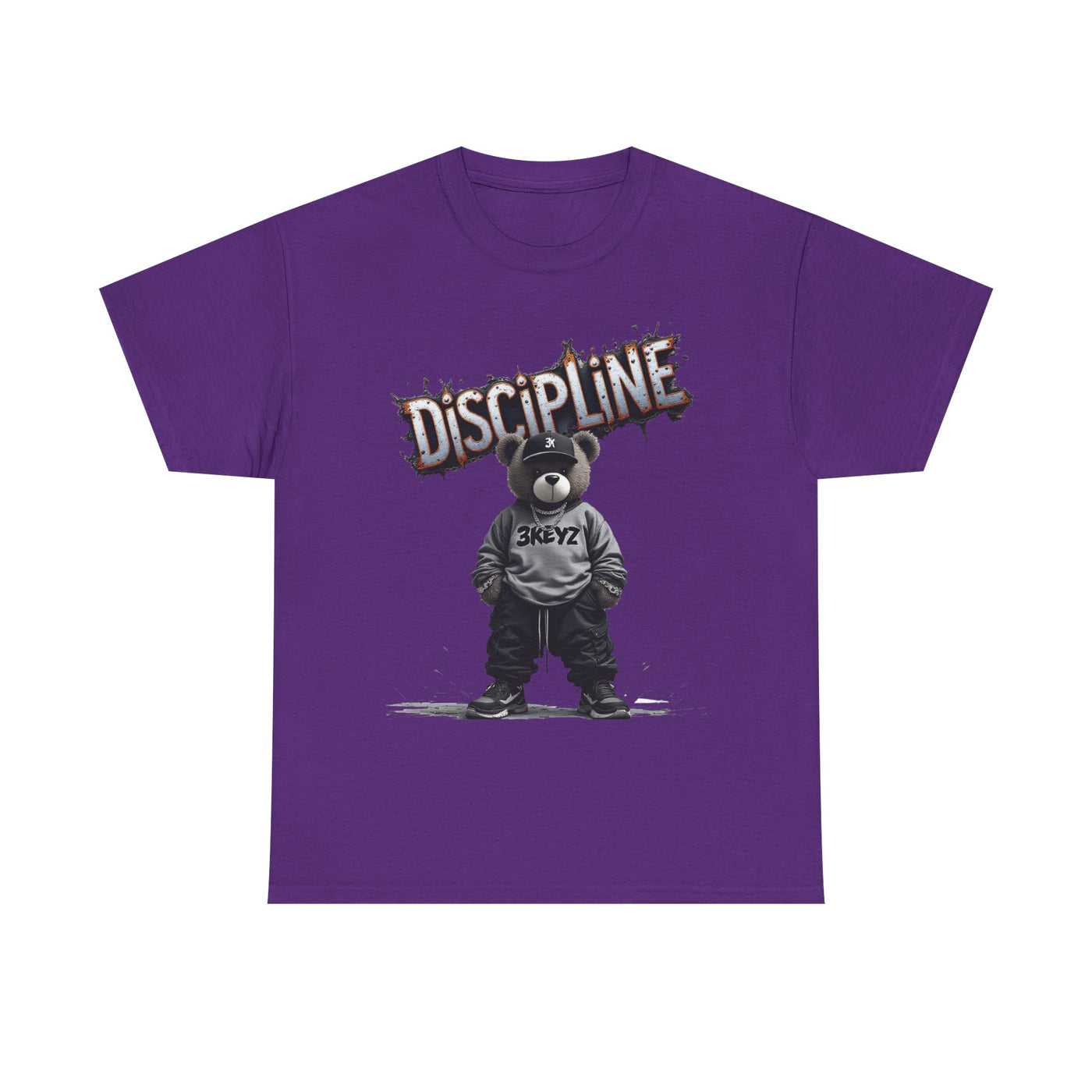 T-Shirt - Discipline Teddy Drip Design - Unisex Heavy Cotton Tee