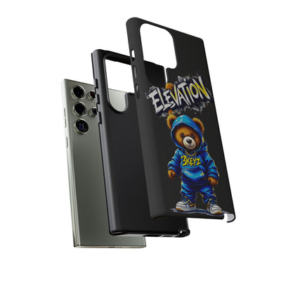 Elevated street drip Bear Black Phone Case - Tough and Trendy Design