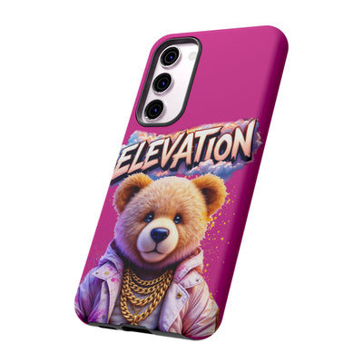Elevated street drip Bear Pink Phone Case - Tough and Trendy Design
