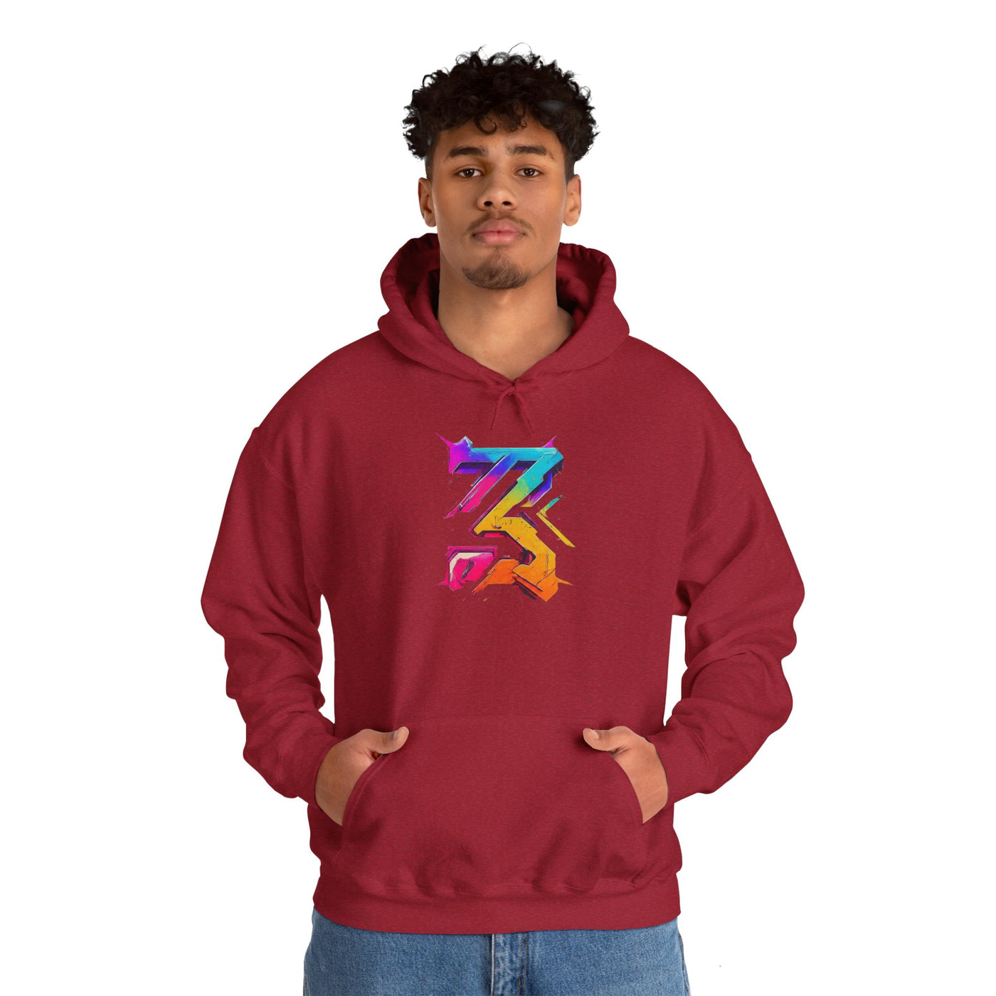 3keyz Big 3 Paint Splatter Unisex Hoodie