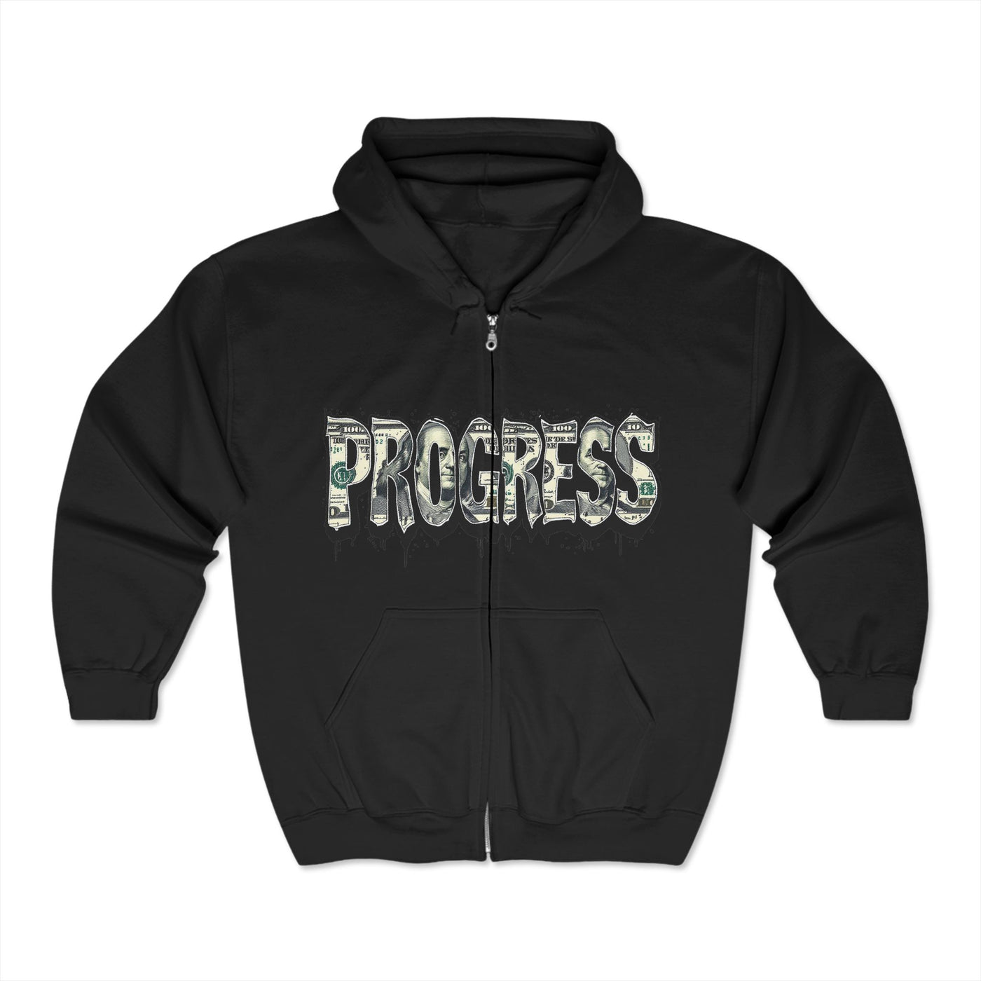 Progress Red OG Teddy Drip Hoodie Sweatshirt