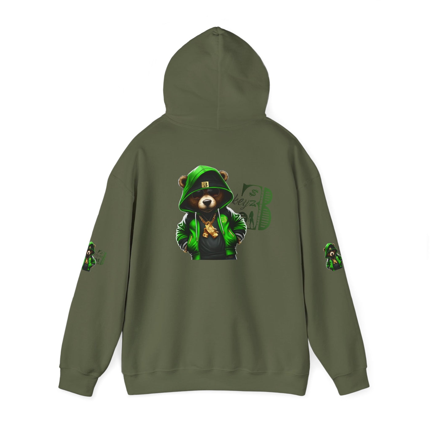 Lime Green OG Teddy Drip Hoodie
