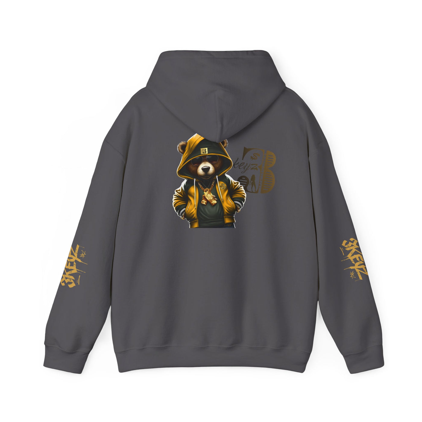 Hooded Sweatshirt 3keyz OG Teddy Drip Golden Design