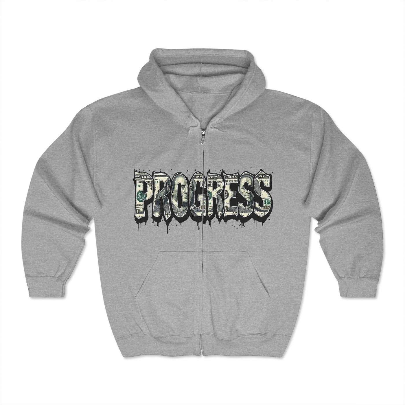 Copy of Progress Blue OG Teddy Drip Hoodie Sweatshirt