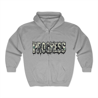 Copy of Progress Blue OG Teddy Drip Hoodie Sweatshirt