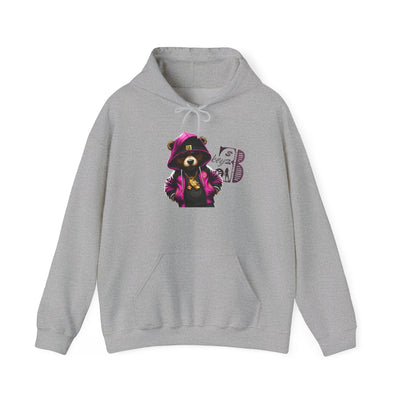Unisex Hooded Sweatshirt 3keyz OG Teddy Drip Design Pinky