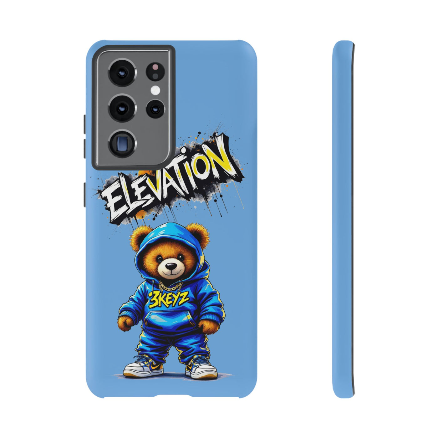Elevated street drip Bear Phone Case - Tough and Trendy Design