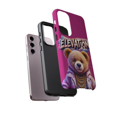 Elevated street drip Bear Pink Phone Case - Tough and Trendy Design