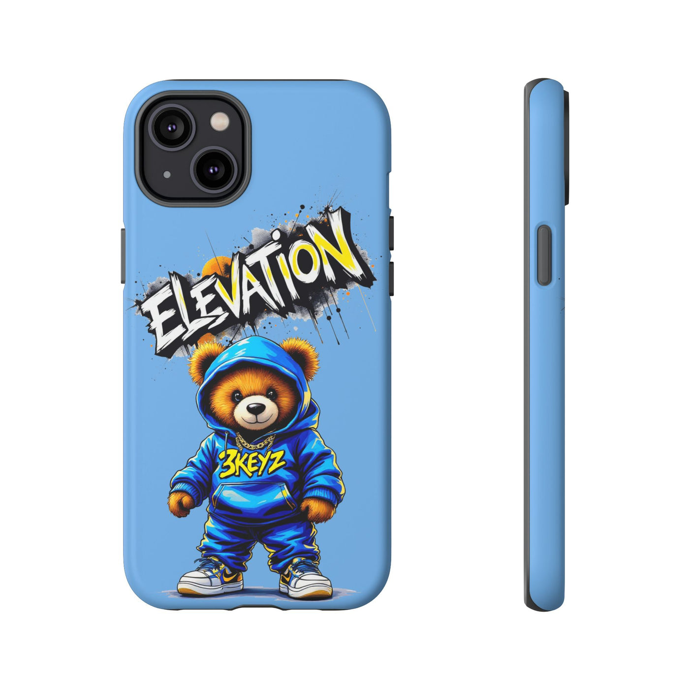 Elevated street drip Bear Phone Case - Tough and Trendy Design