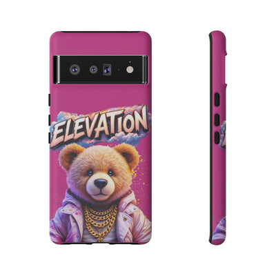 Elevated street drip Bear Pink Phone Case - Tough and Trendy Design