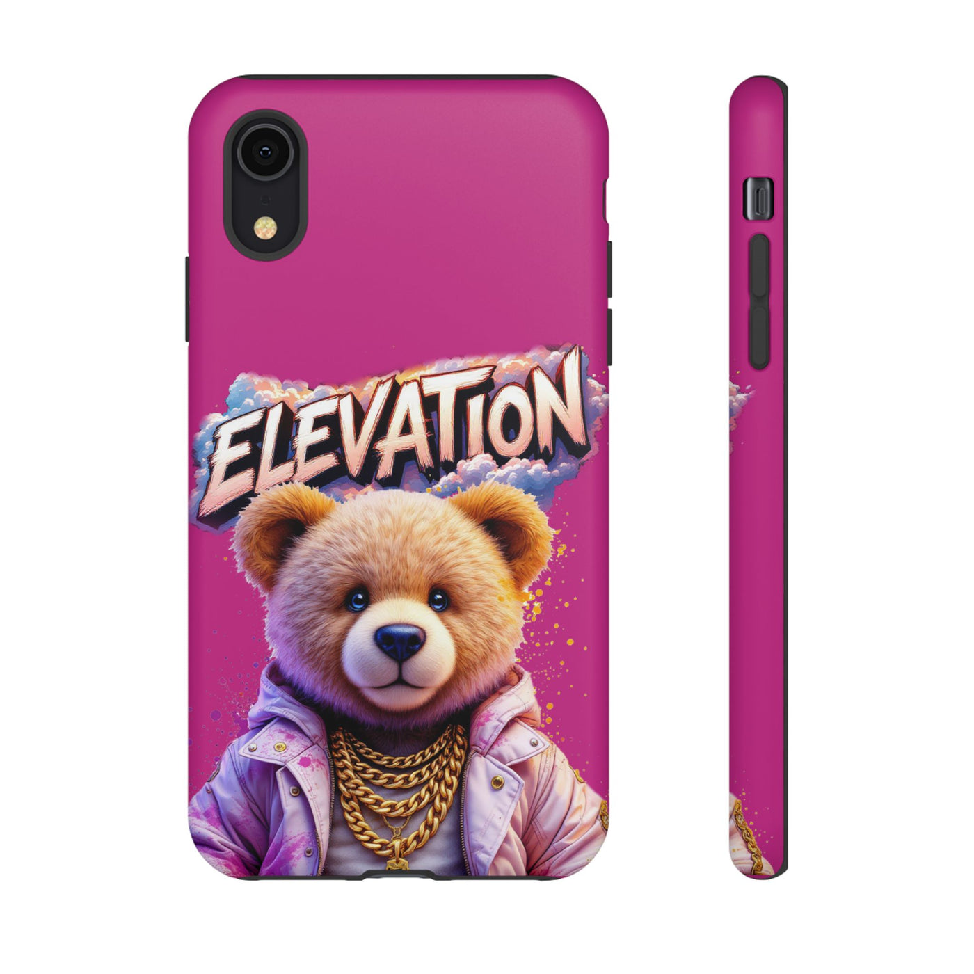 Elevated street drip Bear Pink Phone Case - Tough and Trendy Design