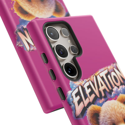 Elevated street drip Bear Pink Phone Case - Tough and Trendy Design