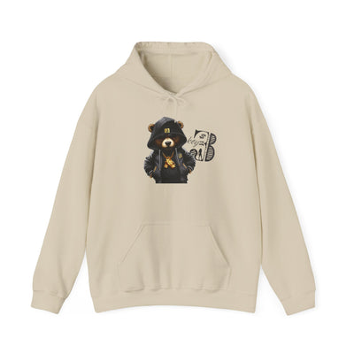 Unisex Hooded Sweatshirt 3keyz OG Teddy Drip Design Grey