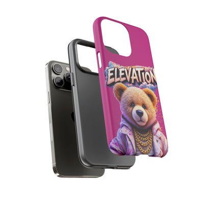 Elevated street drip Bear Pink Phone Case - Tough and Trendy Design